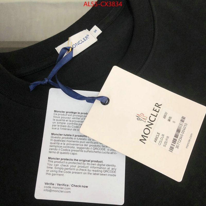 Clothing-Moncler what is a counter quality ID: CX3834 $: 55USD