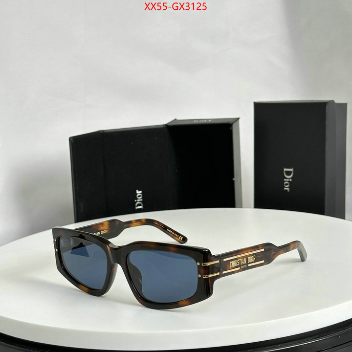 Glasses-Dior replica sale online ID: GX3125 $: 55USD