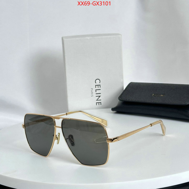 Glasses-CELINE best designer replica ID: GX3101 $: 69USD