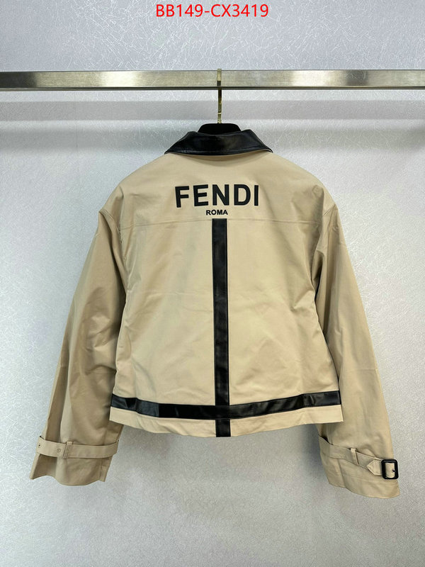 Clothing-Fendi sale outlet online ID: CX3419 $: 149USD