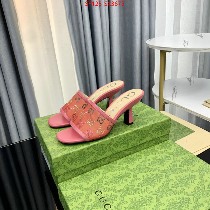 Women Shoes-Gucci cheap replica ID: SX3675 $: 125USD