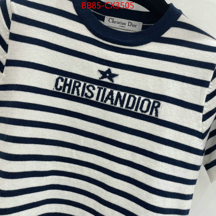 Clothing-Dior knockoff highest quality ID: CX3505 $: 85USD