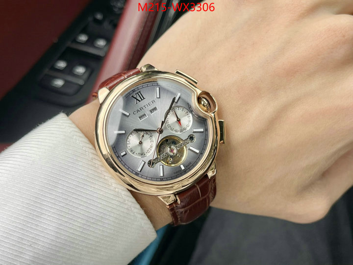 Watch(TOP)-Cartier high quality designer replica ID: WX3306 $: 215USD