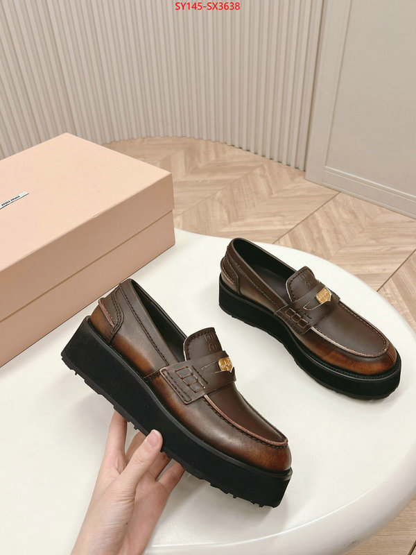 Women Shoes-Miu Miu outlet 1:1 replica ID: SX3638 $: 145USD