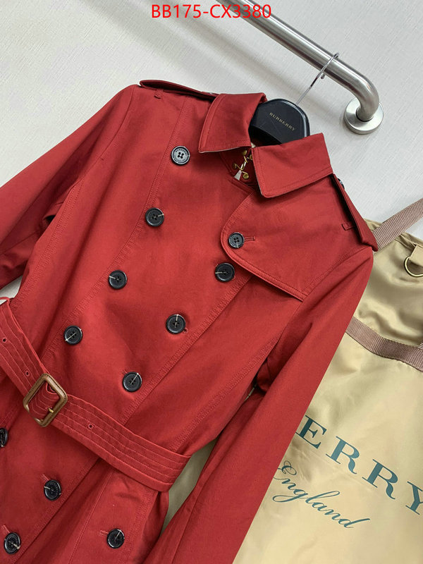 Clothing-Burberry exclusive cheap ID: CX3380 $: 175USD