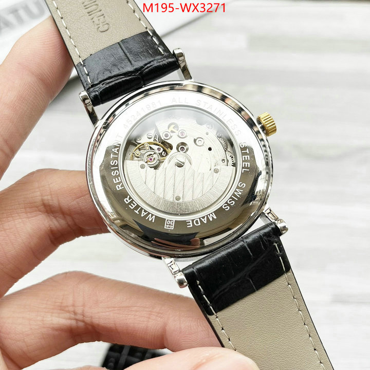 Watch(TOP)-Patek Philippe best quality designer ID: WX3271 $: 195USD