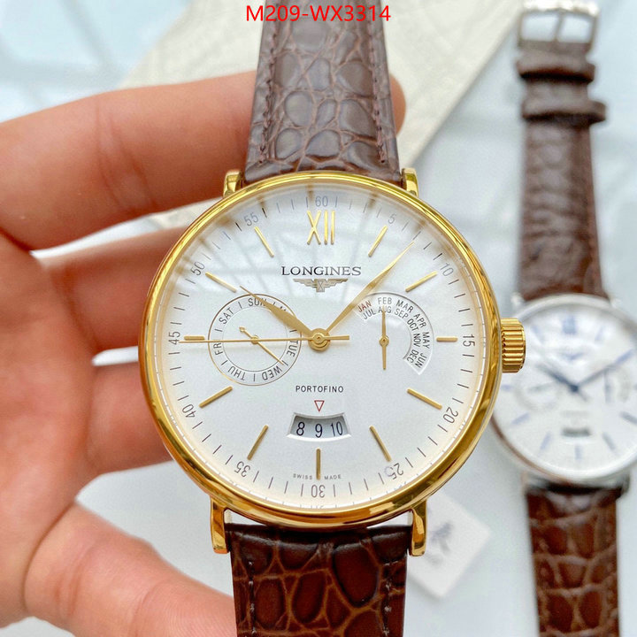 Watch(TOP)-Longines luxury 7 star replica ID: WX3314 $: 209USD