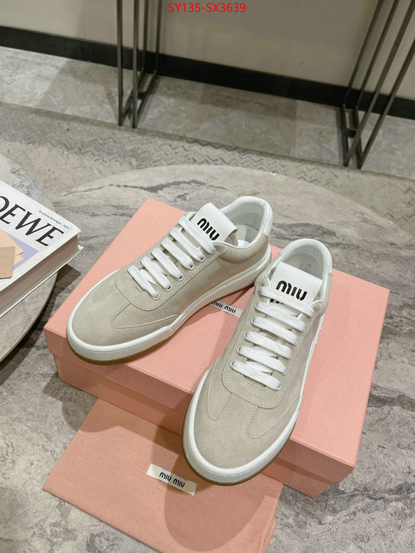 Women Shoes-Miu Miu aaaaa+ replica ID: SX3639 $: 135USD