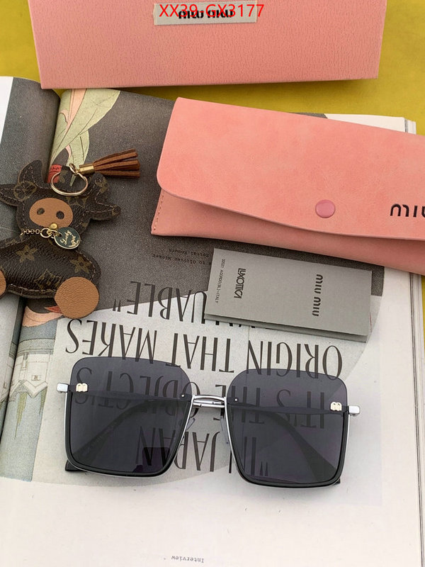 Glasses-Miu Miu replica for cheap ID: GX3177 $: 39USD