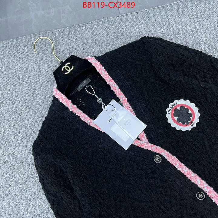 Clothing-Chanel top designer replica ID: CX3489 $: 119USD