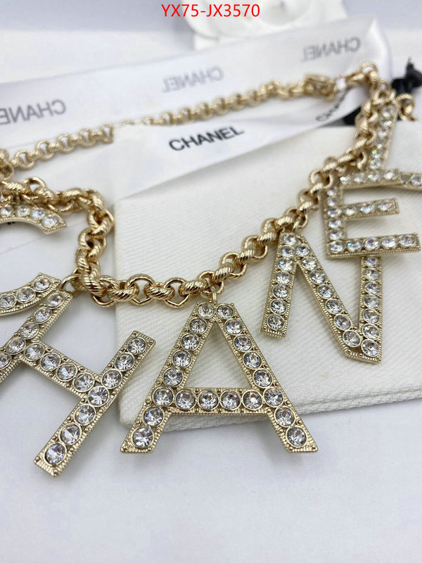 Jewelry-Chanel best knockoff ID: JX3570 $: 75USD