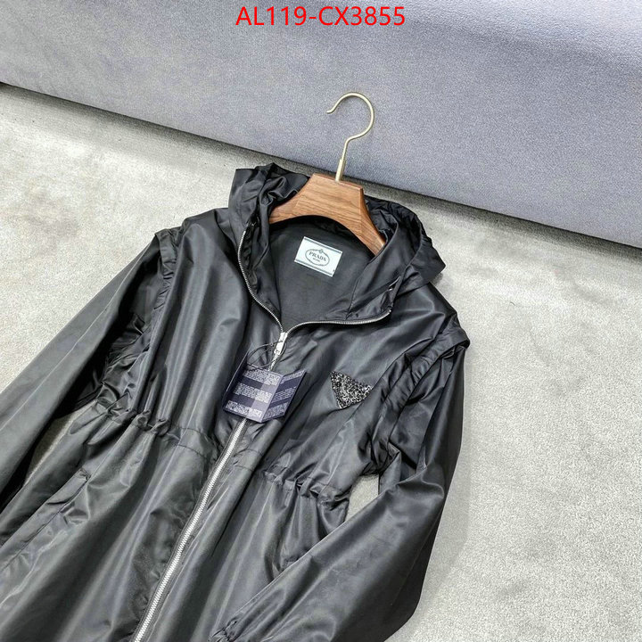 Clothing-Prada best replica quality ID: CX3855 $: 119USD