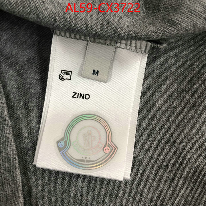 Clothing-Moncler wholesale china ID: CX3722 $: 59USD