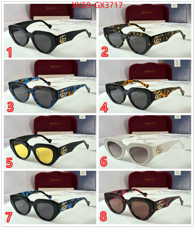 Glasses-Gucci high quality happy copy ID: GX3717 $: 59USD