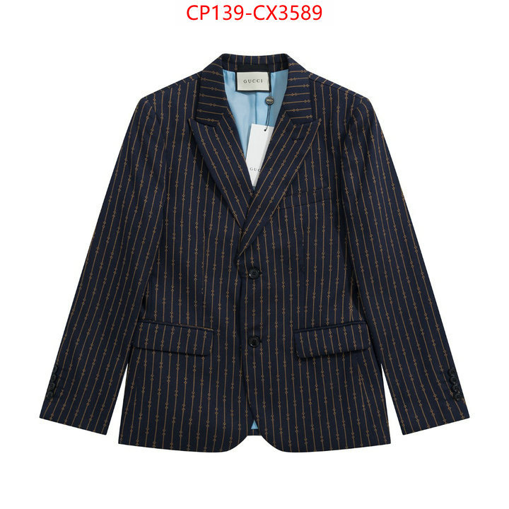 Clothing-Gucci buy best high-quality ID: CX3589 $: 139USD