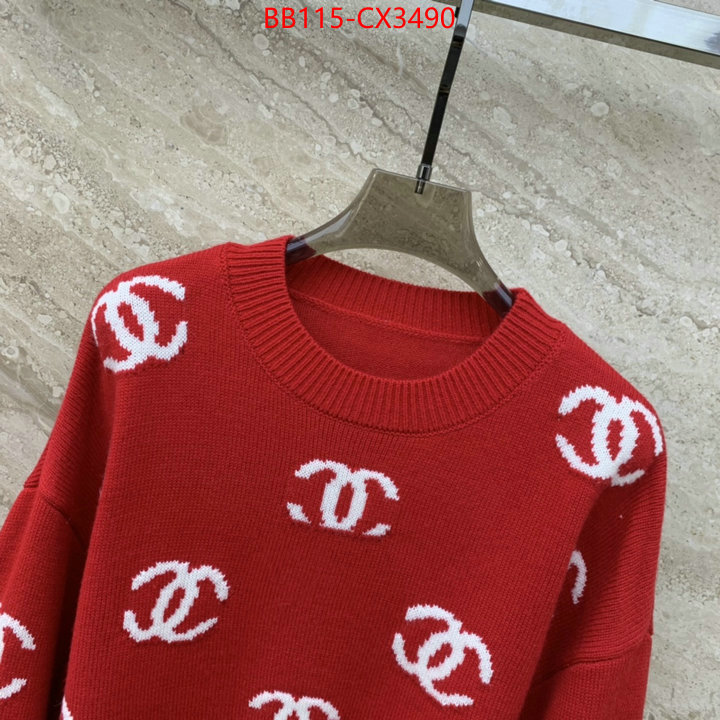 Clothing-Chanel what is a counter quality ID: CX3490 $: 115USD