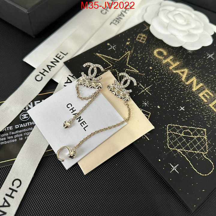 Jewelry-Chanel 1:1 replica wholesale ID: JV2022 $: 35USD