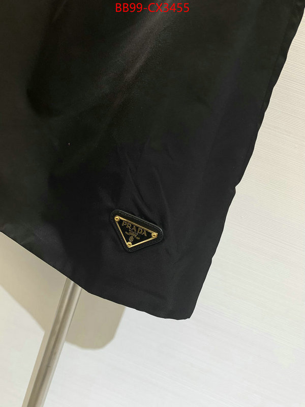 Clothing-Prada replica wholesale ID: CX3455 $: 99USD