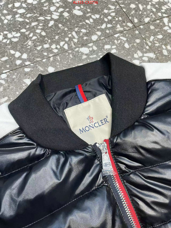 Down jacket Men-Moncler 1:1 replica wholesale ID: CX3736 $: 155USD