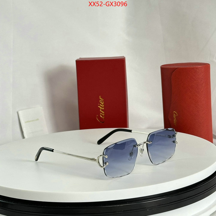 Glasses-Cartier luxury 7 star replica ID: GX3096 $: 52USD