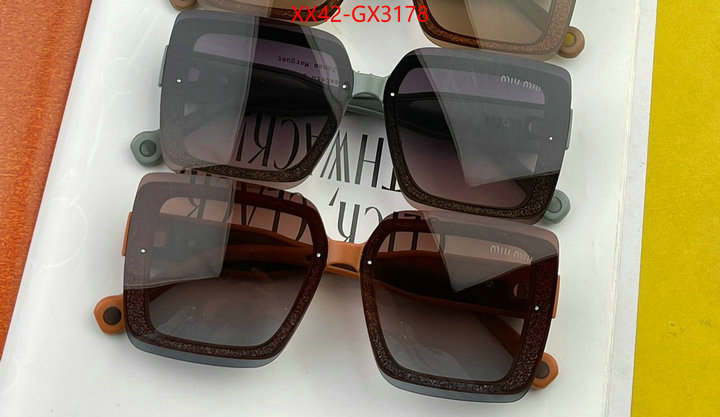 Glasses-Miu Miu shop the best high authentic quality replica ID: GX3178 $: 42USD