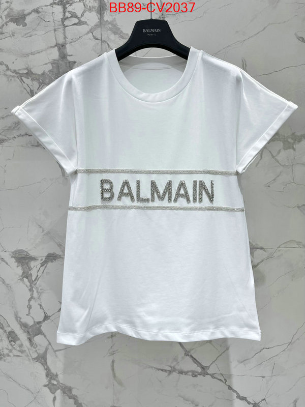 Clothing-Balmain luxury fashion replica designers ID: CV2037 $: 89USD