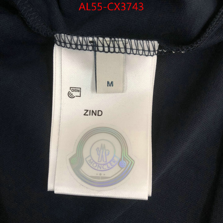 Clothing-Moncler top fake designer ID: CX3743 $: 55USD