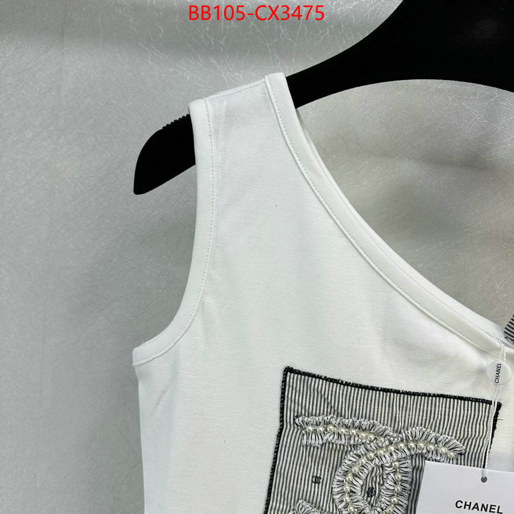 Clothing-Chanel find replica ID: CX3475 $: 105USD