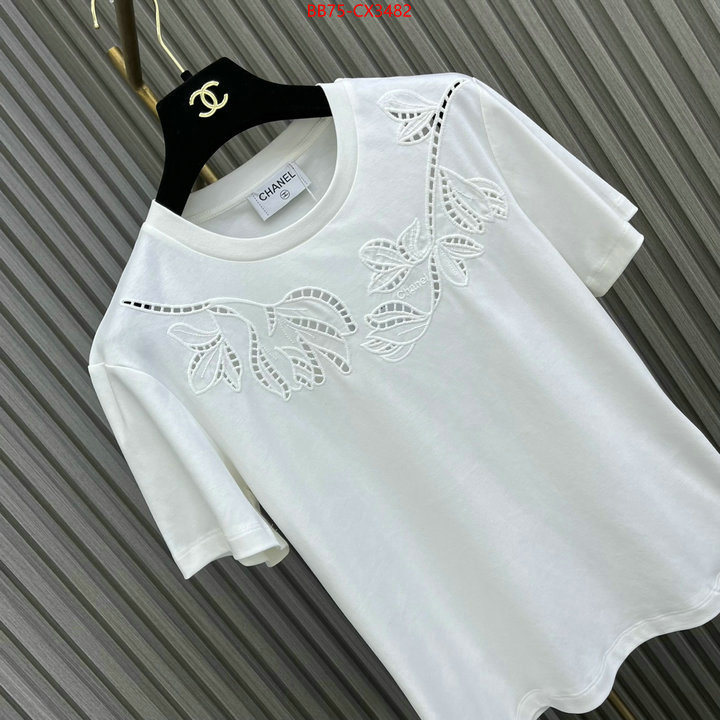 Clothing-Chanel the online shopping ID: CX3482 $: 75USD