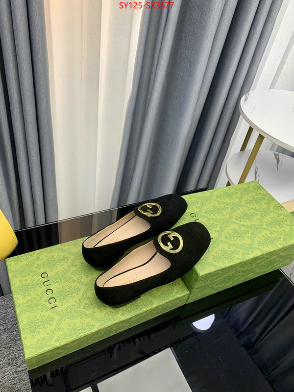 Women Shoes-Gucci mirror copy luxury ID: SX3677 $: 125USD