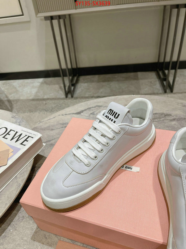 Women Shoes-Miu Miu aaaaa+ replica ID: SX3639 $: 135USD