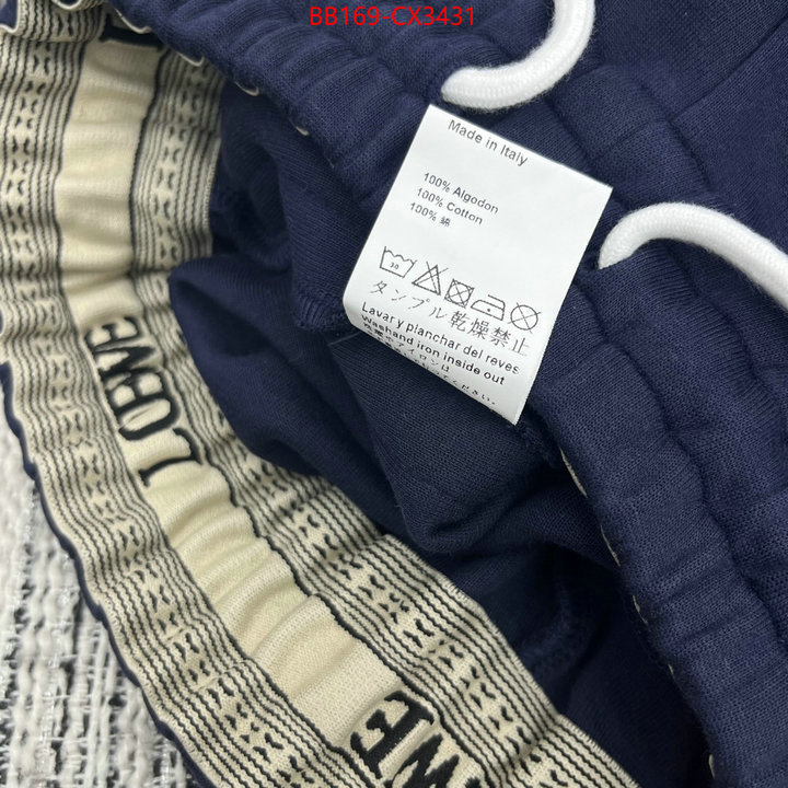 Clothing-Loewe best quality fake ID: CX3431 $: 169USD
