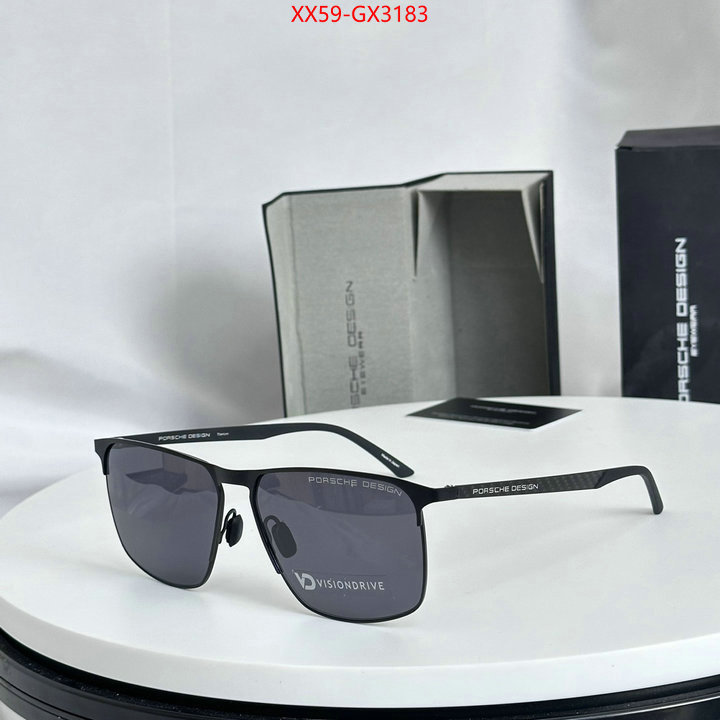 Glasses-Porsche the best quality replica ID: GX3183 $: 59USD