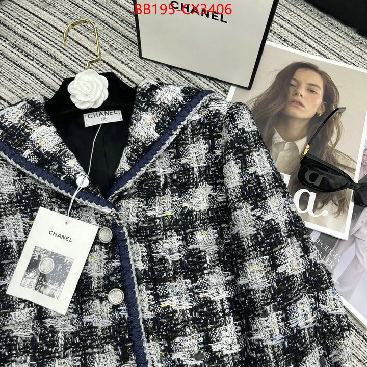 Clothing-Chanel aaaaa+ class replica ID: CX3406 $: 195USD