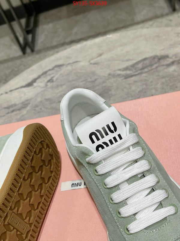 Women Shoes-Miu Miu aaaaa+ replica ID: SX3639 $: 135USD