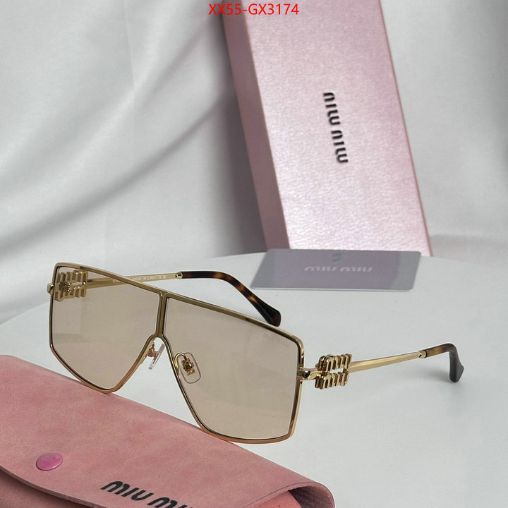 Glasses-Miu Miu where to find the best replicas ID: GX3174 $: 55USD