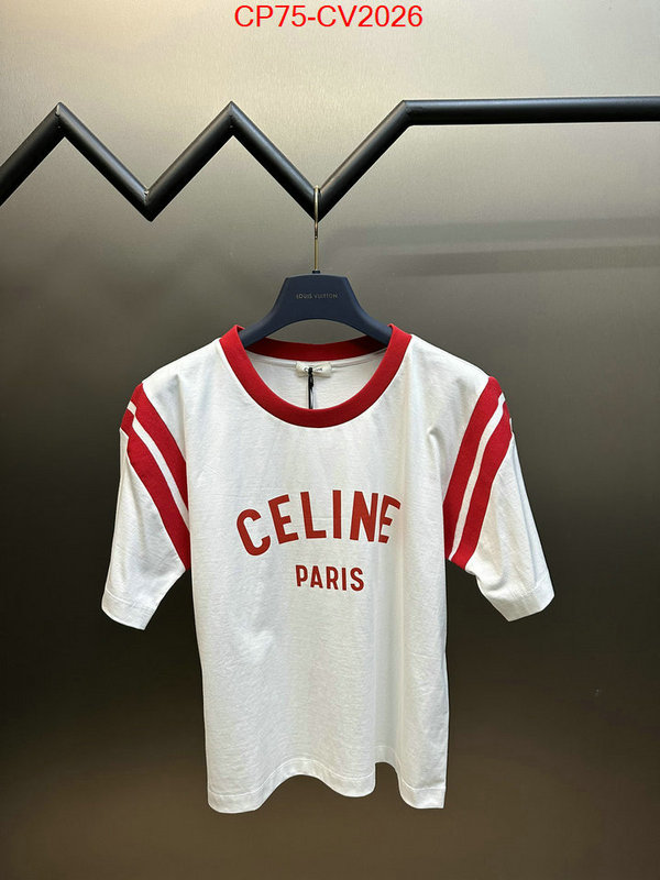 Clothing-Celine shop the best high quality ID: CV2026 $: 75USD