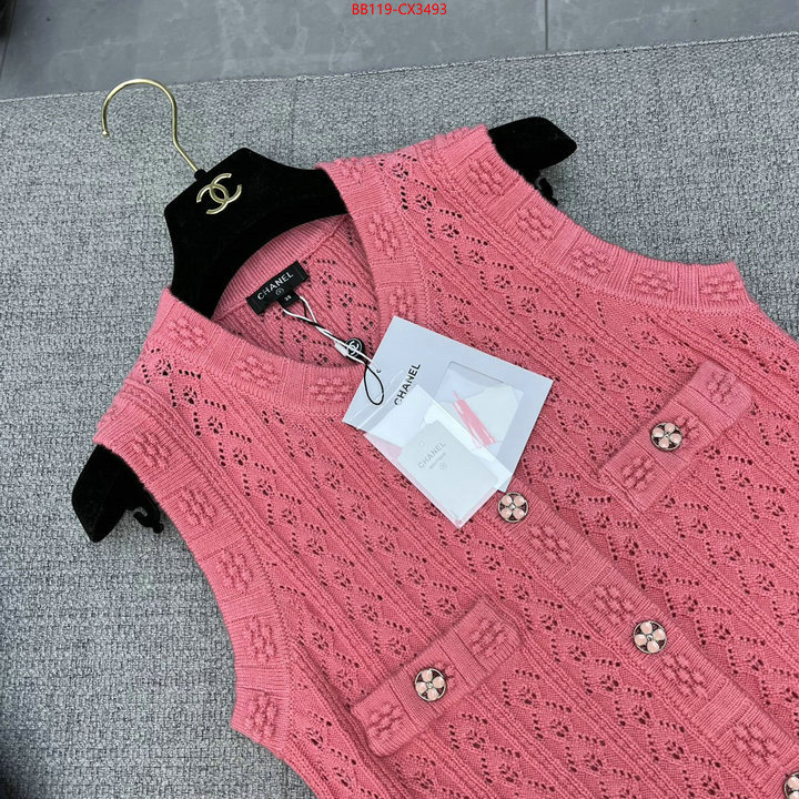 Clothing-Chanel what's the best to buy replica ID: CX3493 $: 119USD