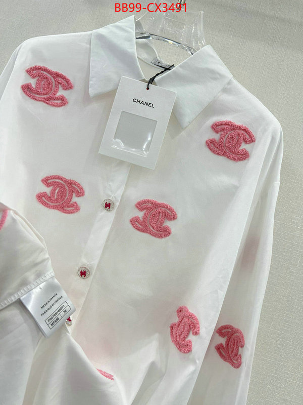 Clothing-Chanel we provide top cheap aaaaa ID: CX3491 $: 99USD