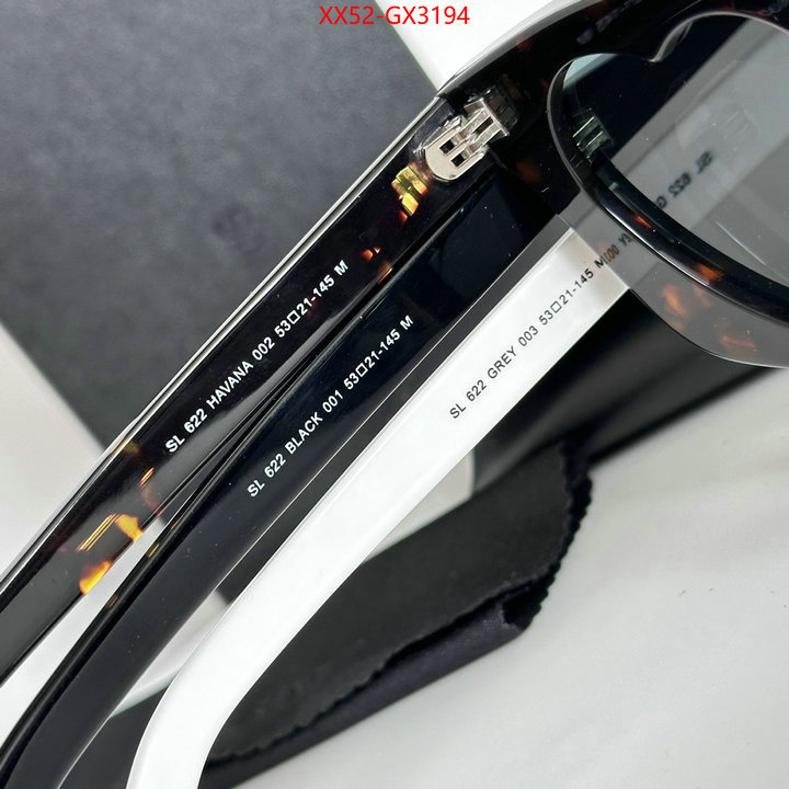 Glasses-YSL shop designer replica ID: GX3194 $: 52USD