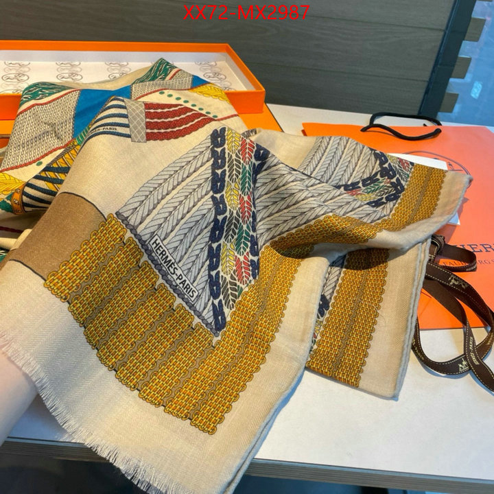 Scarf-Hermes where can i buy the best quality ID: MX2987 $: 72USD