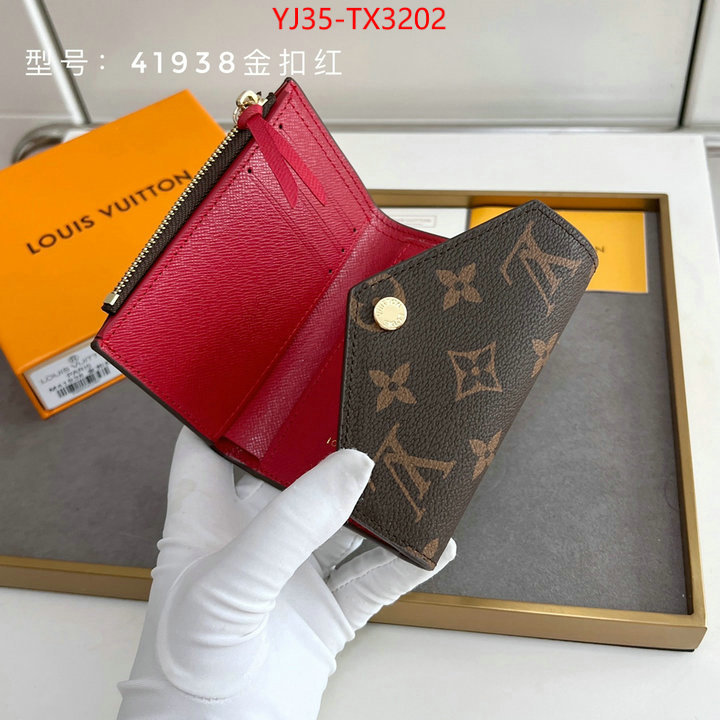 LV Bags(4A)-Wallet flawless ID: TX3202 $: 35USD,