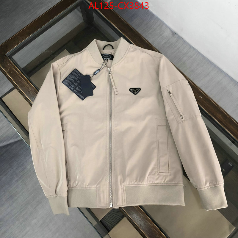 Clothing-Prada cheap ID: CX3843 $: 125USD