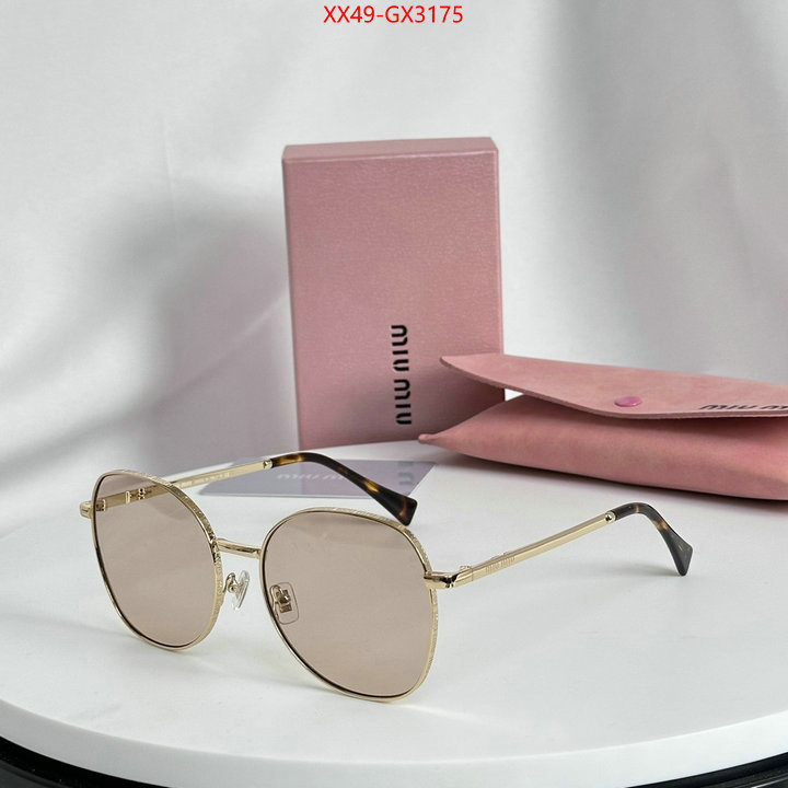 Glasses-Miu Miu where can i buy the best 1:1 original ID: GX3175 $: 49USD