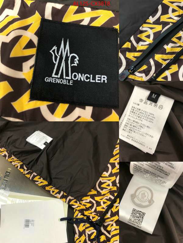 Clothing-Moncler designer wholesale replica ID: CX3818 $: 125USD