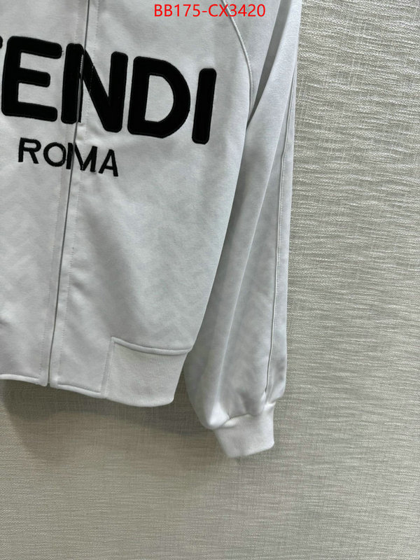 Clothing-Fendi what is a counter quality ID: CX3420 $: 175USD