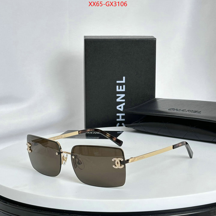 Glasses-Chanel the best ID: GX3106 $: 65USD