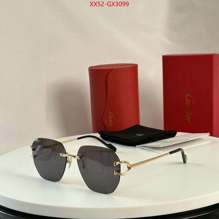 Glasses-Cartier best site for replica ID: GX3099 $: 52USD