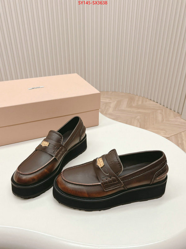 Women Shoes-Miu Miu outlet 1:1 replica ID: SX3638 $: 145USD