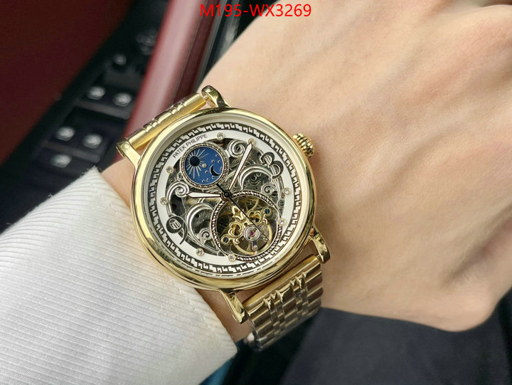 Watch(TOP)-Patek Philippe at cheap price ID: WX3269 $: 195USD